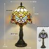 Tiffany Vintage Stained Glass Table Lamp for Bedside or Cafe