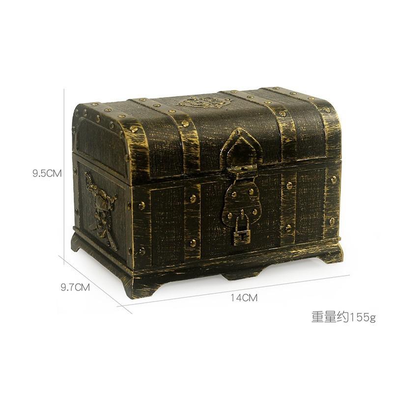 Pirate Treasure Chests Fake Gold Silver Copper Coins Gemstones Plastic Acrylic Toys Children Kids Gifts Halloween Party Props