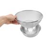 Stainless Steel Strainer Colander Fast Drainage 24CM Diameter Safe Food Grade Material Salad Bowl for Home Kitchen