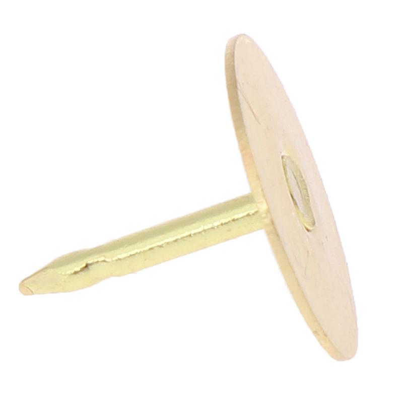 50Pcs/Set Butterfly Clutch Tie Tacks Pin Back Replacement Blank Pins Gold