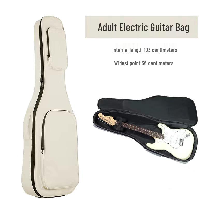 Rucksack für E-Gitarre, Bass & Akustikgitarre - Gepolstert, Kollisionsschutz, Print-Design