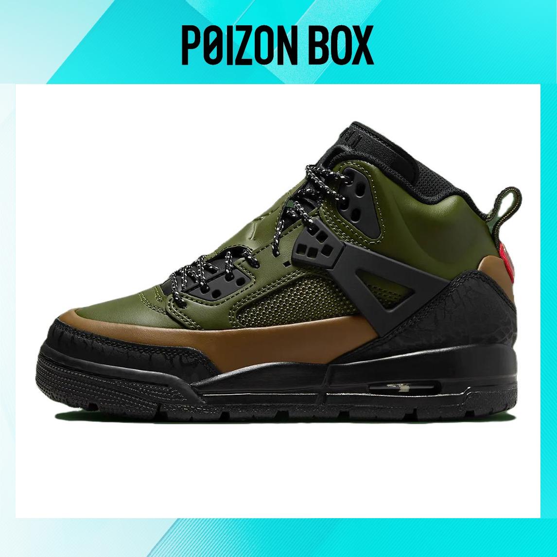 

кроссовки Jordan Spiz ike Winterized Black Olive Tan GS FD4653-300
