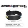 Stainless Steel All-gloss Medical Alert ID Bracelet Adjustable  , Silicone Personalized Jewelry Birthday Gift