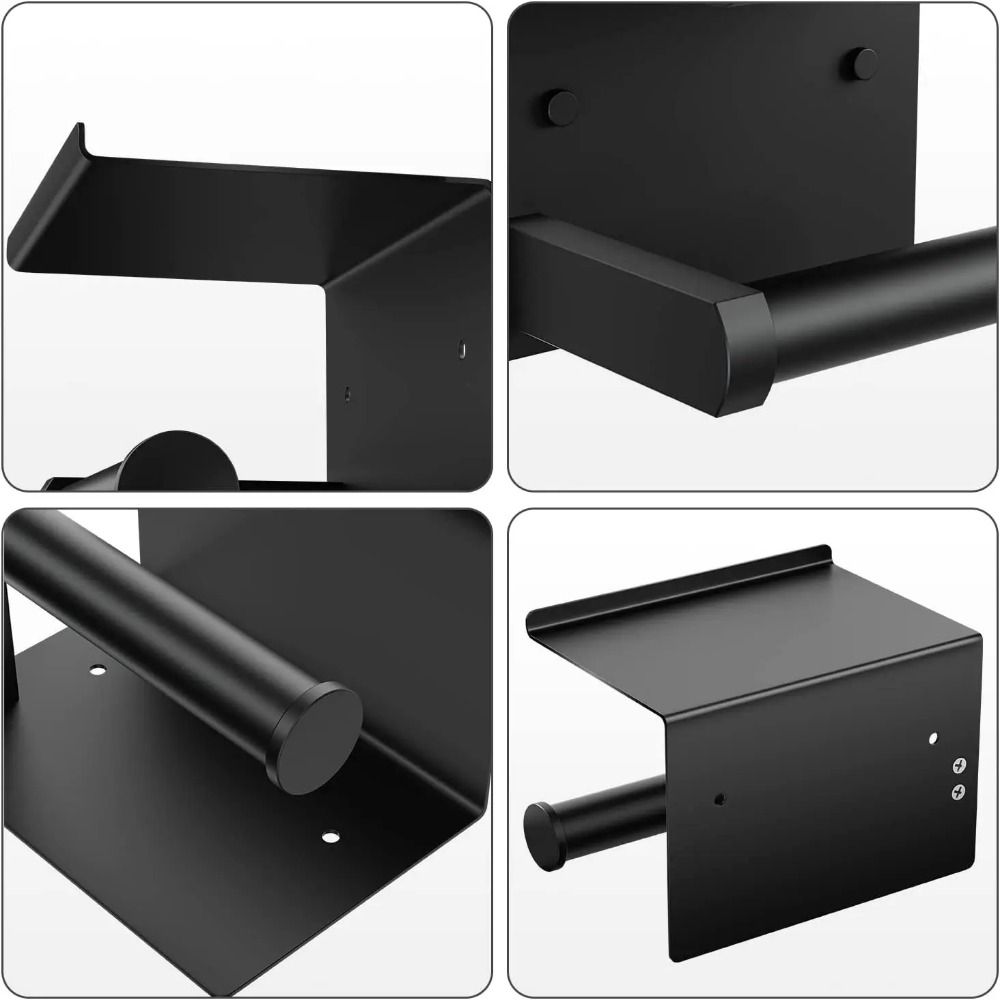 With Storage Rack Toilet Roll Holder Stainless Steel Bathroom Tissue Dispenser  Bedroom