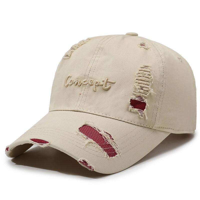 Broderad Bokstav Basebollkeps Par Solskyddskeps