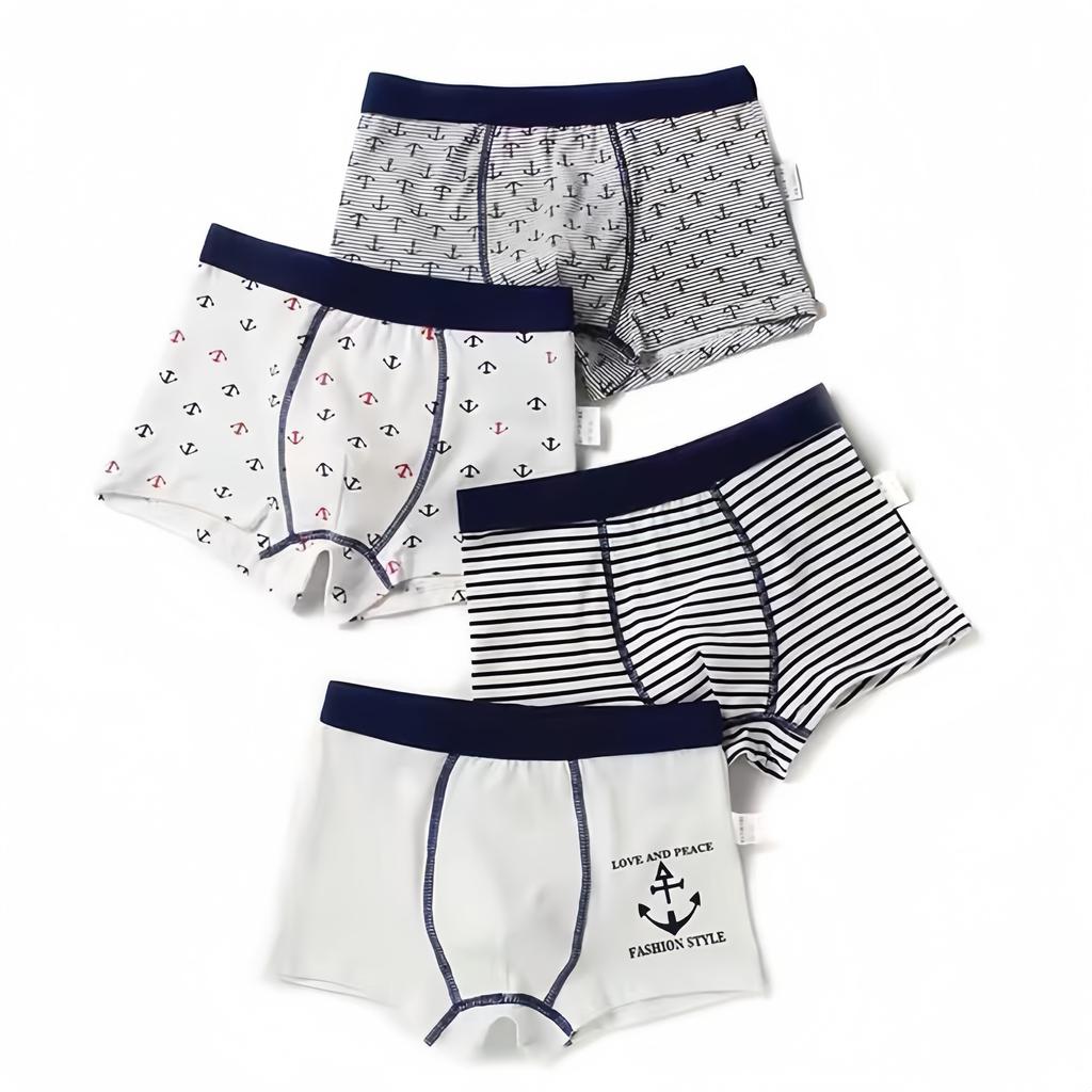 Boys Cotton Cartoon Underwear No Show Seamless Comfort Shorts Kids Boxer Briefs Breathable Soft Lightweight Kids Shorts