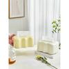 Cream Paper Towel Box, Affordable Luxury, High-end Simplicity, Household, Living Room with Spring, Elastic Base, Support