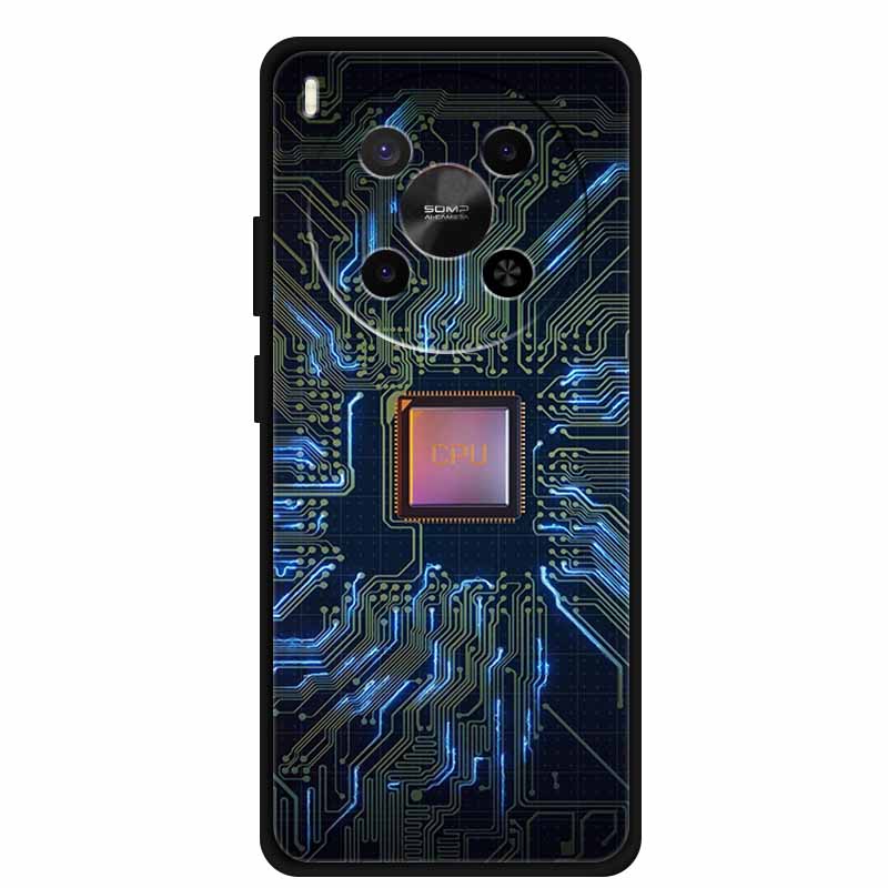 Per ZTE Blade V70 Max Custodia Funda Nero Silicone Antiurto Morbido TPU Cover Posteriore Custodia Per Nubia V70 Max Custodia Telefono V 70 Max Coque