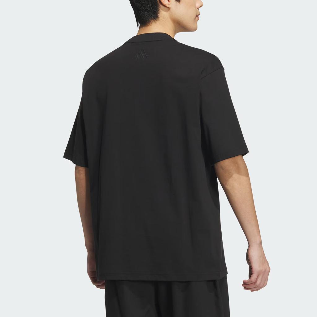 Adidas Sportswear GFX Comfortable Fashion Loose Short Sleeve T-Shirt Men Tops Black JL6058