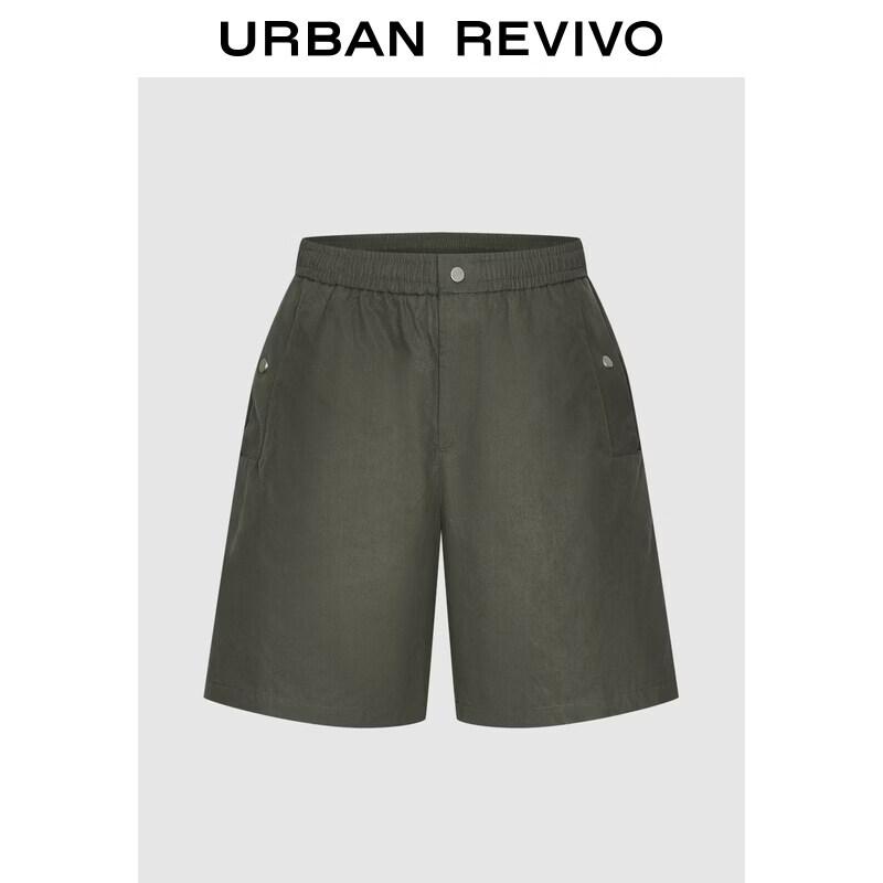 UR2026 Men s Elastic Waist Straight Shorts 30