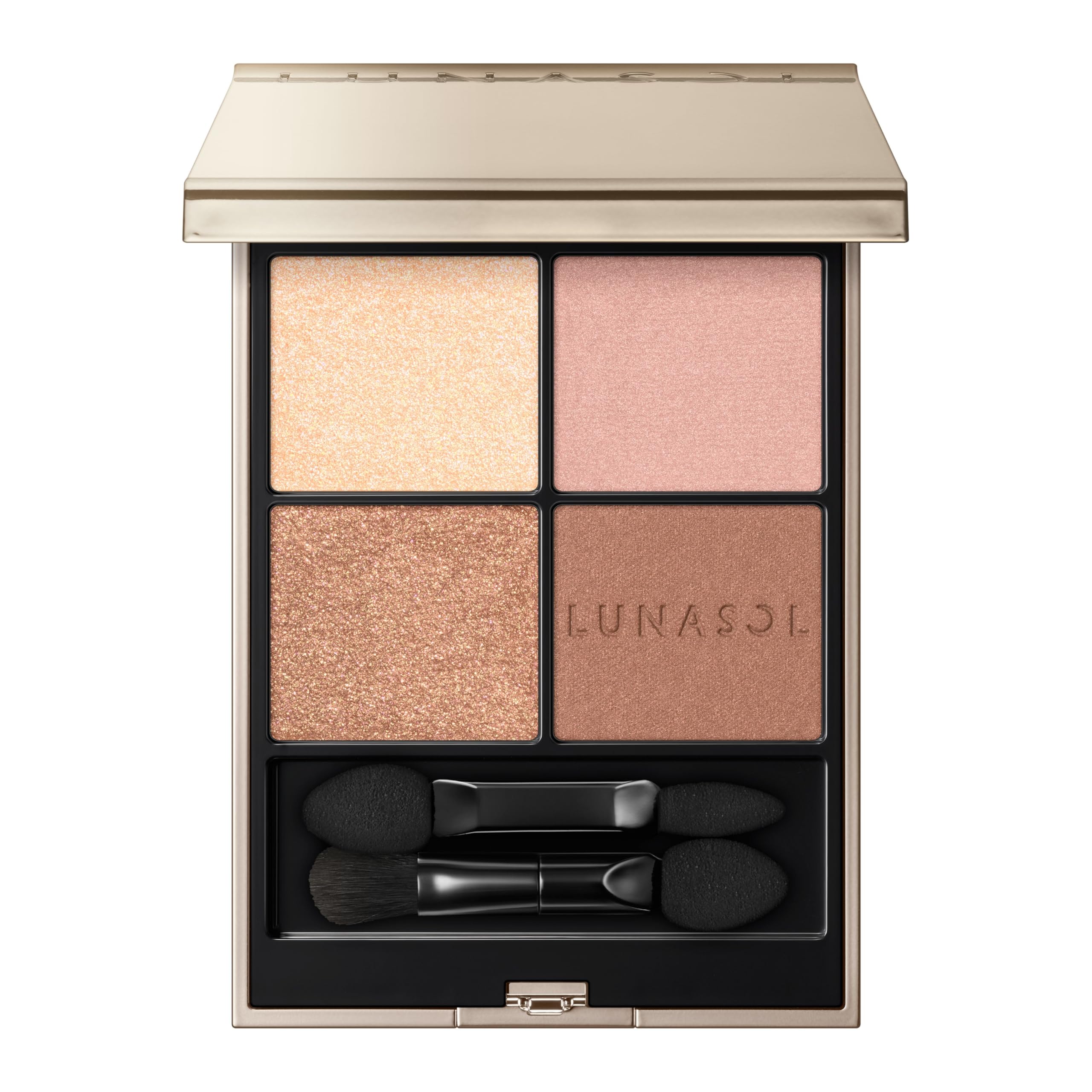 LUNASOL Eye Coloration N 18 Палитра теней для век Harmonized A набор теней с разнообразными цветами и текстурами, которые плавно смешиваются и создают выразительный