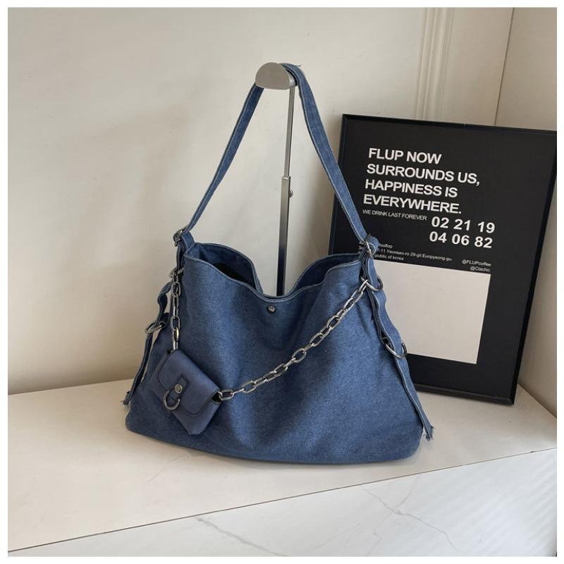 Armpit Bag Women Casual Large Capacity Denim Tote 2025 New Hundred Commuter Crossbody Bag
