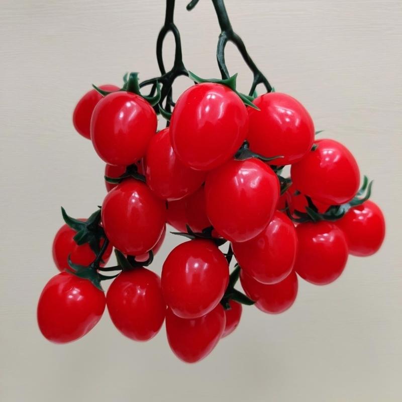 QX2E Realistic Miniature Tomato Decoration For Party Table Centerpieces Kitchen Tool