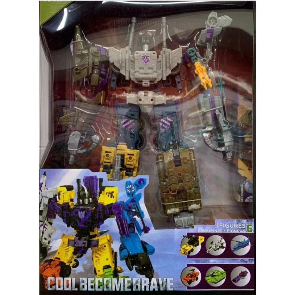 Dönüşen Robot Oyuncakları HZX Defensor Bruticus Superion Devastator IDW 5'TE 1 6'DA 1 TEK KUTUSUZ Setler Aksiyon Figürü KO 6'lı
