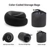 Portable and Washable Outdoor Airplane Travel Pillow Storage Set, Memory Foam U-shaped Neck Support Pillow