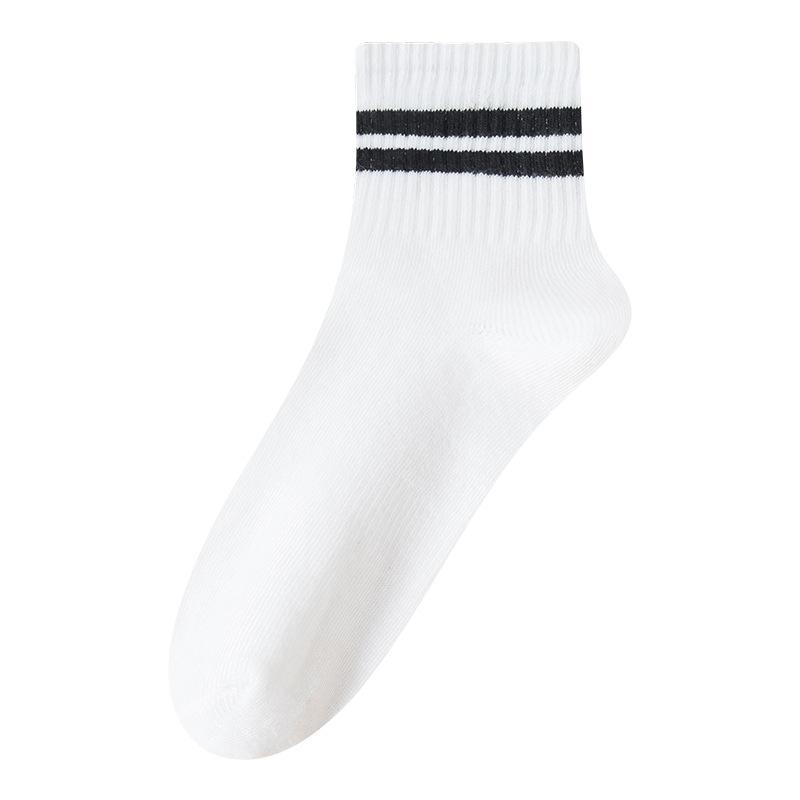 10 Pairs of Female Spring and Autumn Leisure Lovely Sports Parallel Bars Students Sweat In The Tube Socks