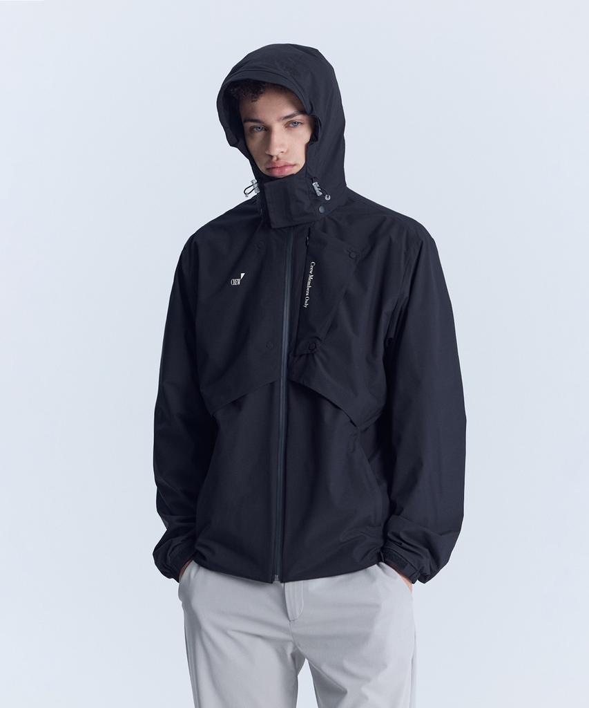 Crew Members Only Rain-Tech Wind Jacket Black