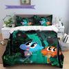 The Amazing World of Gumball2 Pattern Bedding Quilt Set  Home Decoration  Gift (1 * duvet cover + 2 * pillowcase  without core)