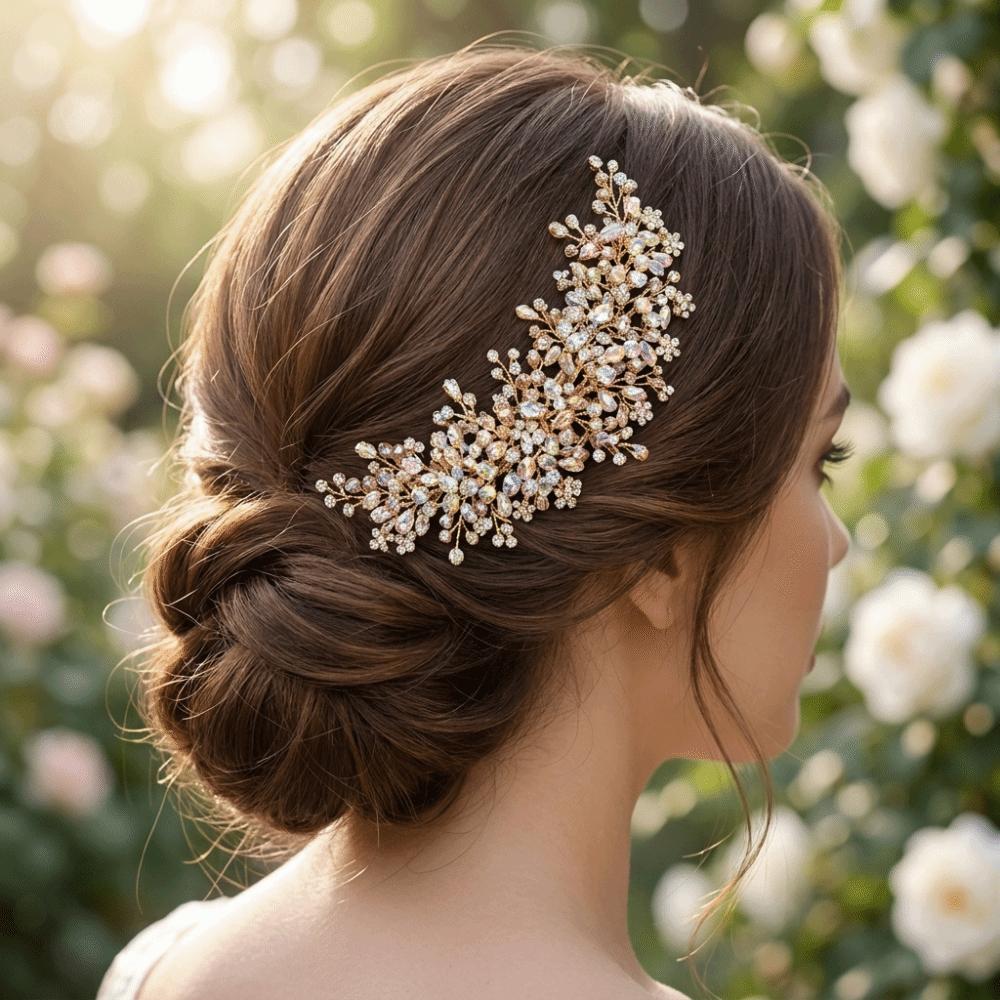 Crystal Encrusted Bridal Headbands Sparkling Hair Accessories Fashion Wedding Tiaras Banquet