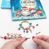Christmas Advent Calendar 2022 for Girls Women DIY Charms Jewellery Bracelet Making, 2 Bracelets Set 24 Days