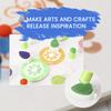 10PCS Craft Finger Sponge Daubers Drawing Project Finger Painting Sponge Set for Card Making, Painting, Stamping, Ink.