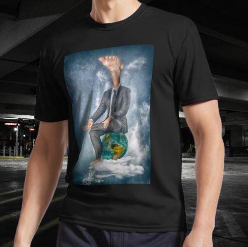 Climate change awareness 1.7 Active T-Shirt Funny Size Mode American T-shirt S разноцветный