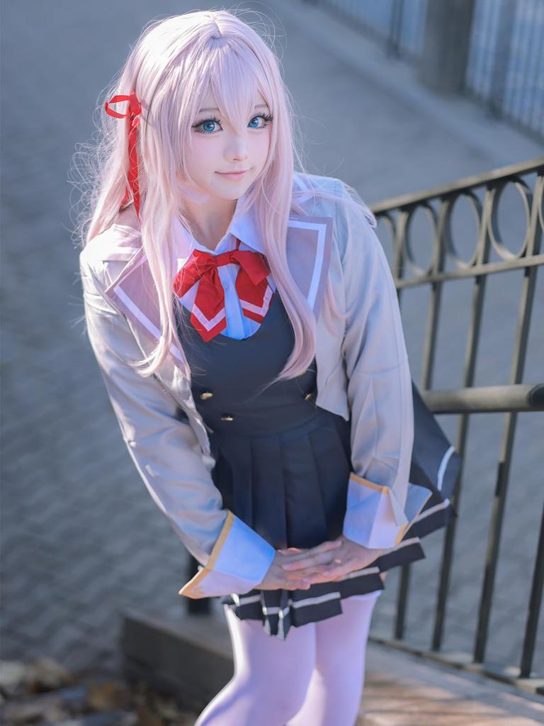 Aria the girl next door who sometimes whispers in Alisa Cosplay Anime Photo Size M [NIUKACOS] Cosplay, Russian, Costume, Uniform, Adult, Halloween,
