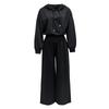 Dames Casual V-hals Hoodie met Lange Mouwen en Broek 2-delige Set