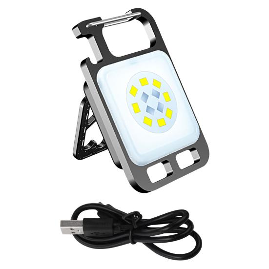 Rechargeable Magnetic Suction High Brightness Snap Spring Bottle Opener Emergency Light Mini LED