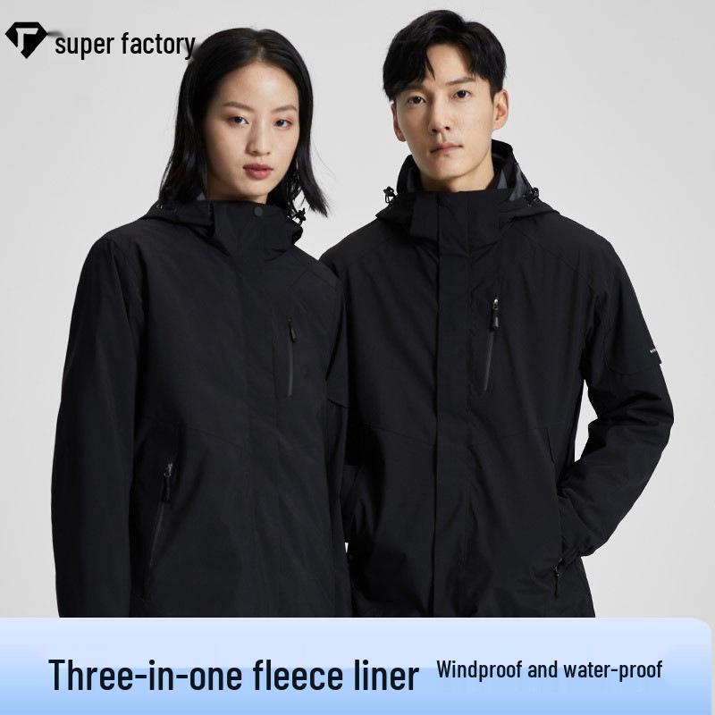 

Women s Waterproof & Windproof 3-in-1 Fleece-Lined Insulated Jacket 3XL
