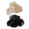 Hair Claw Clip Small Mesh Pleated Hair Claw Clip Lightweight Half-Tied Hair Accessory Strong Hold Non Slip Hair Clip for Women