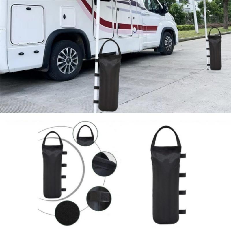 2pcs Outdoor Windproof Fixing Sandbag Camping Tent Sand Bag Durable Nylon Canopy Weights Sandbag Accessories No Filling