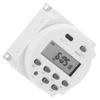Eingebauter wiederaufladbarer Akku LCD Digital Programmierbarer Timer Solarleuchten