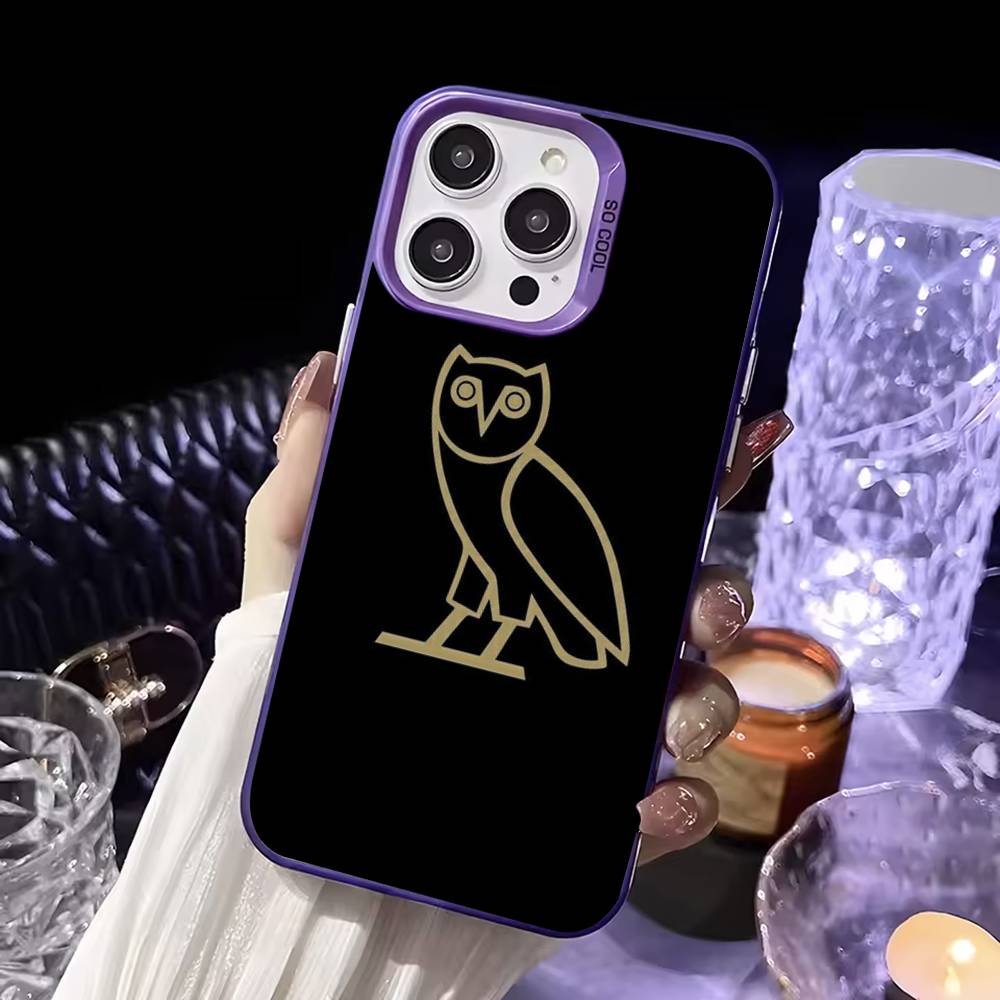

D-Drake O-OvO OWL singer Phone Case For iPhone17,16,15,14,13,12,11,Mini,Pro,SE,MAX,plus,Purple Matte Silicone Cover iPhone11