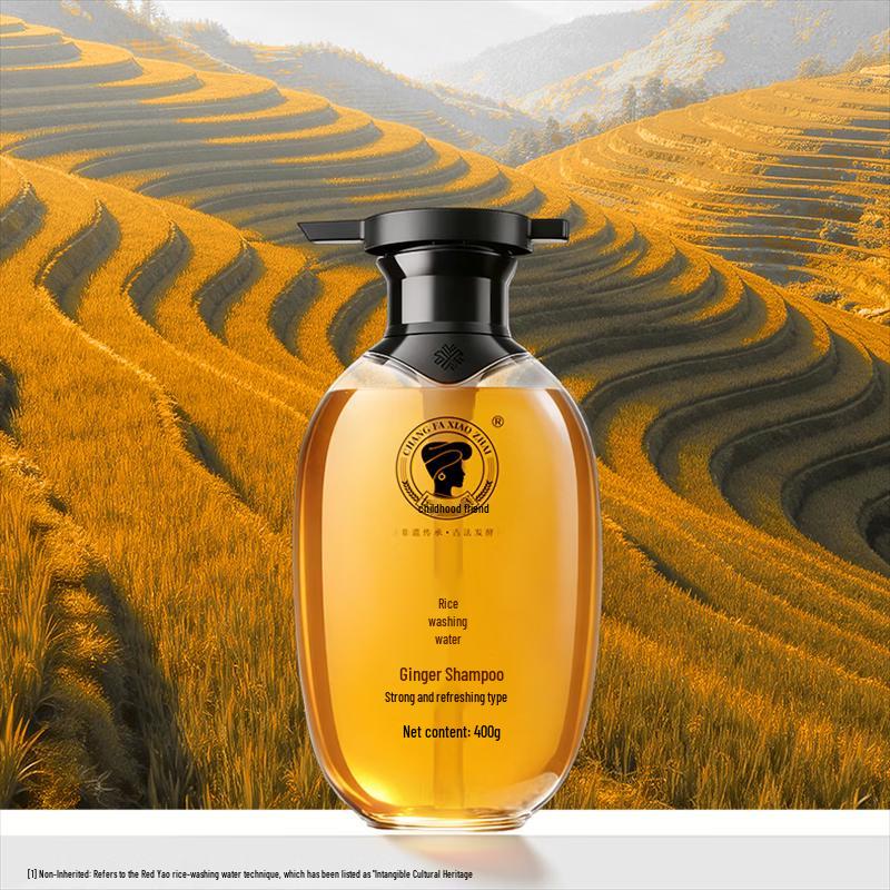 Long Hair Xiaozhai Ginger Black Rice Shampoo