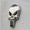 1PC 3D Metal Punisher Skull Skeleton Head Emblem Sticker Modified Scratch Fuel Tank Sticker Decoration Car Accessories