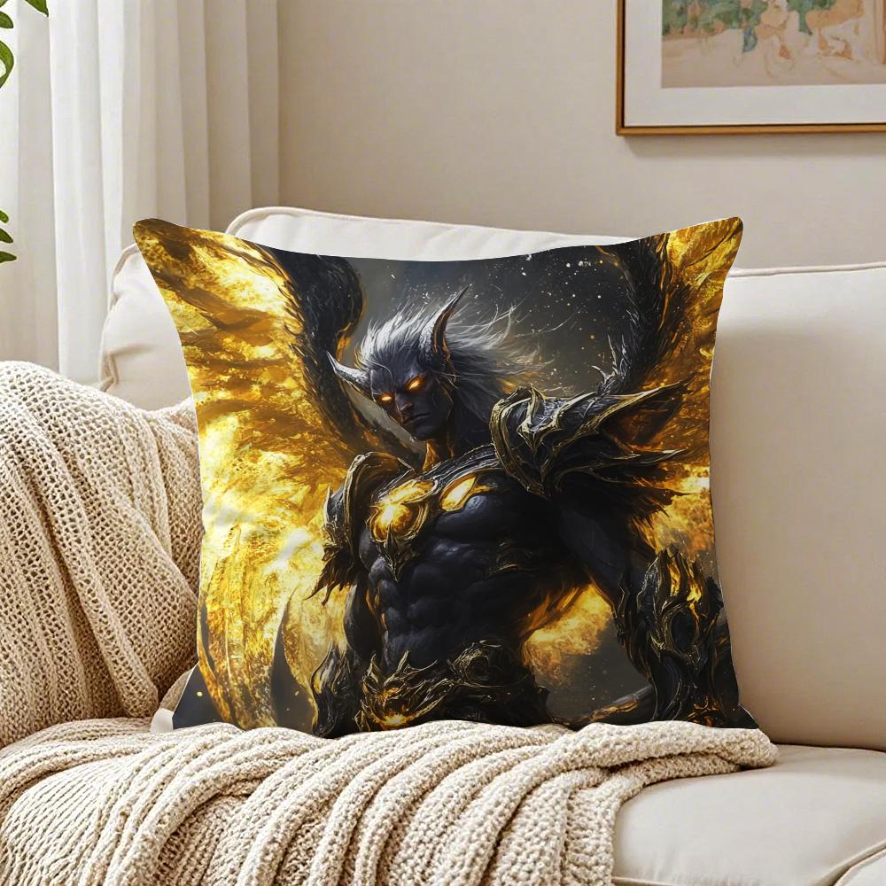 Epic Fantasy Global Game WWorld of Warcraft Cushion Cover Pillowcase Antidustmite Living Room Sofa Decor Cushion Room