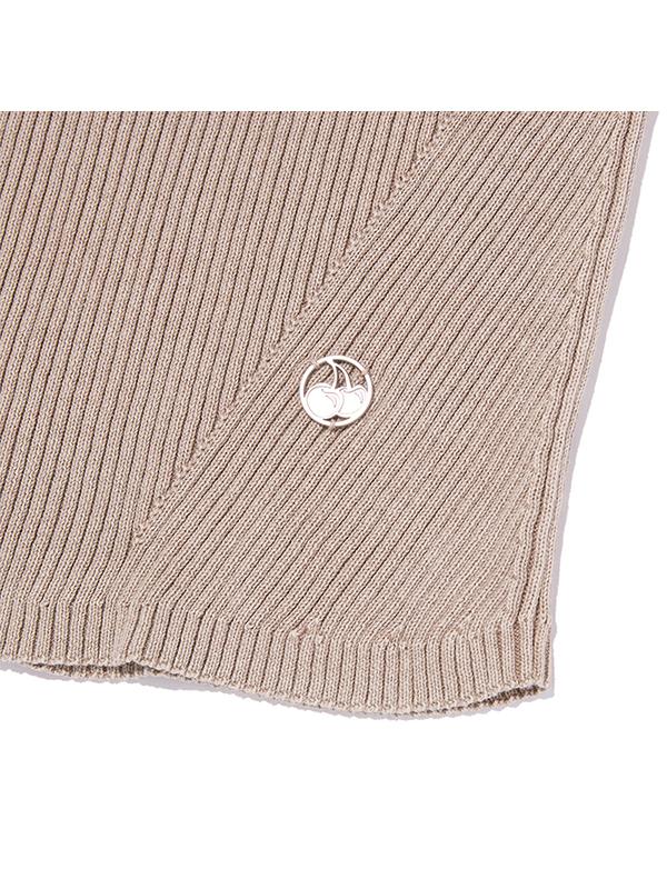 KIRSH Pigment-Dyed Slim Fit Knit [Brown]