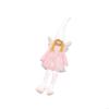 Soft Pink Angelic Wing Plush Doll Christmas Home Decoration Ornament