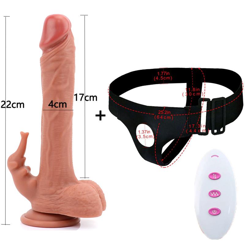 Isıtma Sokmak Gerçekçi Yapay Penis Vibratör Kablosuz Uzaktan Katmanlı Silikon Süper Büyük Penis Yapay Penis Kadınlar Için Seks Oyuncakları Yetişkinler Dükkanı