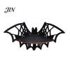 Holz Eckregal Halloween Fledermaus Regal, Schwarzer Wandmontierter Kerzenhalter Ständer, Dunkle Gothic Wohnkultur Display für Party, Gruselige Feiertage