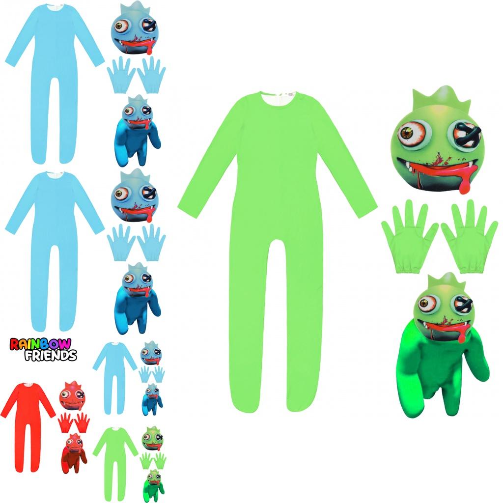 Roblox Rainbow Friends Cosplay Costume Jumpsuit Mask Suit For Kids Party Dress-up