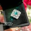 Luxurious Diamond Full Zircon Ladies Ring Premium Anniversary Gift Engagement Ring Bling Ring for Women