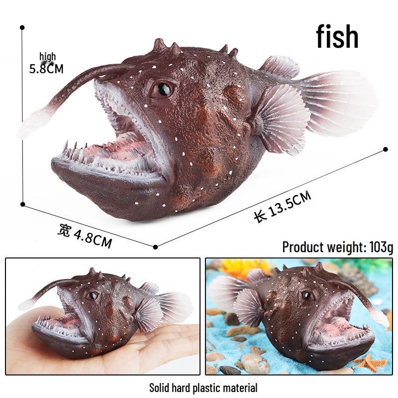 Children's Cognitive Toy: Giant Manta Ray, Stingray, Batfish, Sunfish Figurine