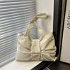 Trendy Crossbody Bags for Women Nyl Big Bow Shape Solid Shoulder Bags Zipper Large Capacity Unique Design Hot Casual Tote