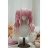 Lolita Style Curly Double Ponytails Wig | Heat Resistant Synthetic Hair with Bangs for Cosplay, Halloween, Anime Theme Part