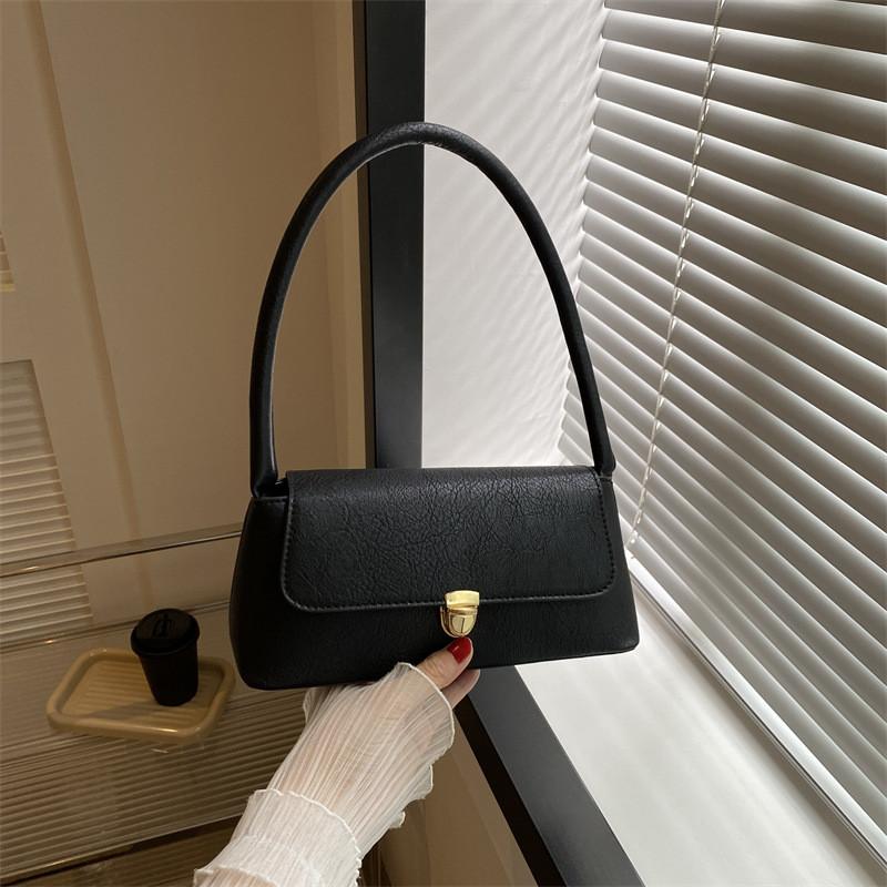 

Trendy Pu Leather One Shoulder Bag Featuring Soft Structure Ideal For Casual Wear чёрный