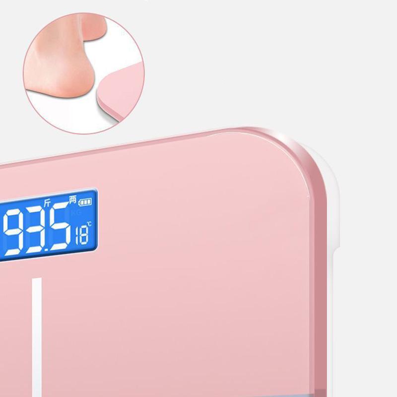 Digital Body Weight Scale LCD Display Precision Weight Measure Bathroom Floor Scale for Women Men Home Electronic Scales
