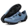 Scarpe da Ciclismo da Uomo Tomaia in Rete Senza Tacchette MTB Bici da Strada Trainer Indoor Unisex Leggere
