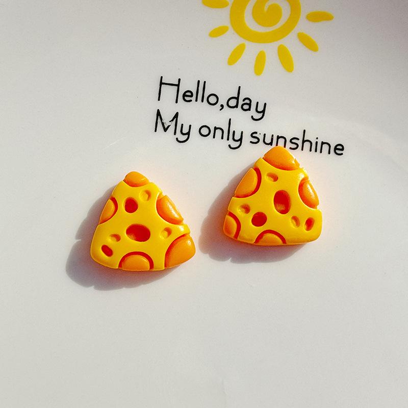 Cartoon-Käse-Harzschmuck, Handyhüllen-Abdeckung, Haarspangen-Aufnäher, DIY-Sahnekleber-Zubehör